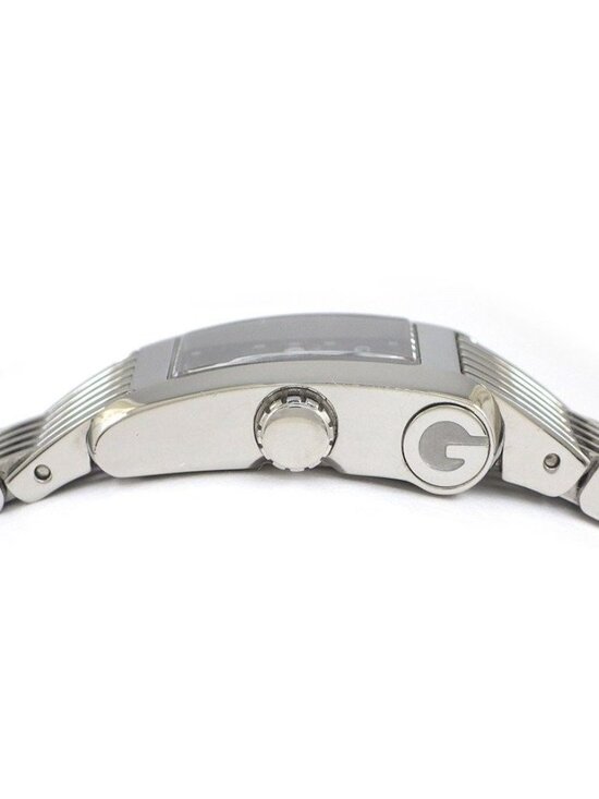 Gucci Watch Metro Rectangular GG Pattern Black Dial SS Quartz Analog main image 4
